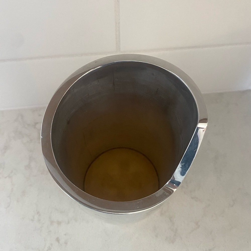 Nambe Silver Spiral Wine Chiller - Picture 3 of 5
